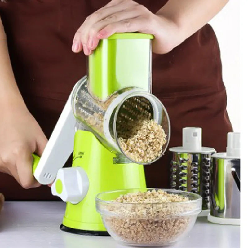 Multi Manual Slicer Vegetable Fruit Cutter Round Mandoline Choppers Cheese Grater Carrot Potato Julienne Blades Kitchen Tools