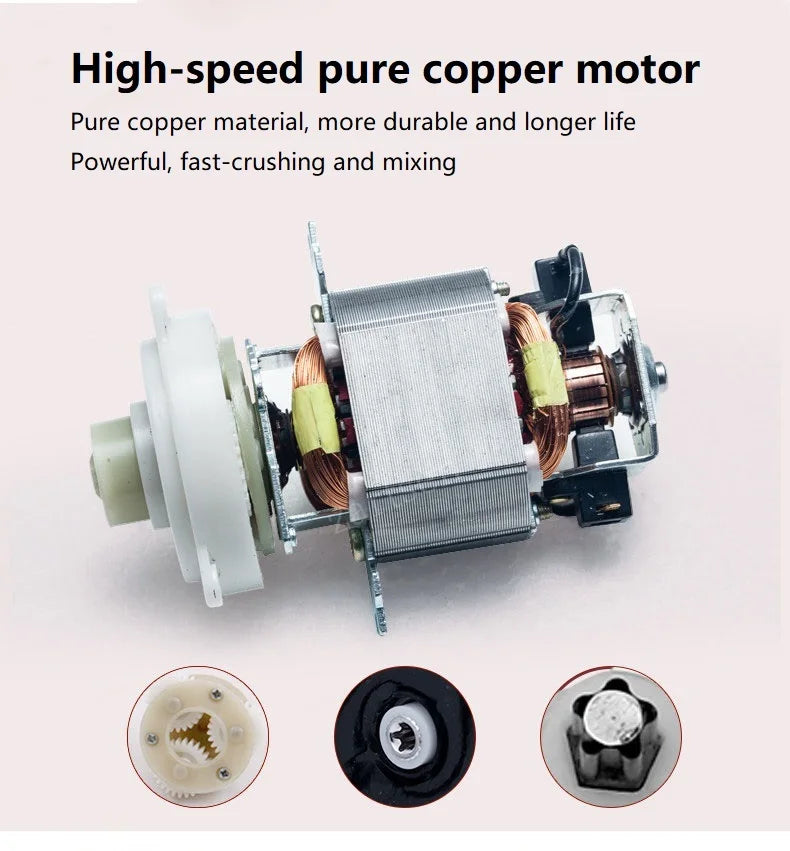 3L Large Capacity Meat Grinder Spice Garlic Chopper Electric Automatic Mincing Machine Household Grinder Food Processor